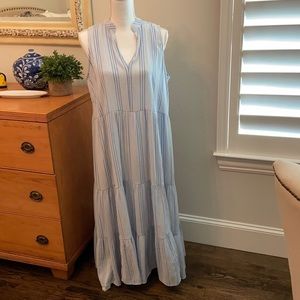 NWOT Banana Republic tiered maxi dress